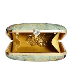 artklim Printed Clutch Bag For Women With Detachable Chain Strap image 5