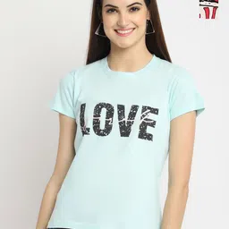 Dreambe Women Typography Printed T-shirt-picture-17