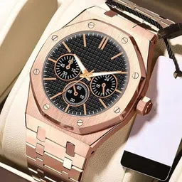 SWADESI STUFF Men Dial & Straps Analogue Watch SDS 152 COPPER image 1