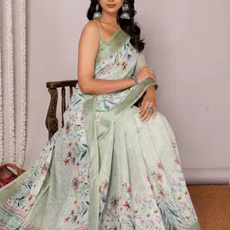 KALINI Floral Zari Saree-picture-34
