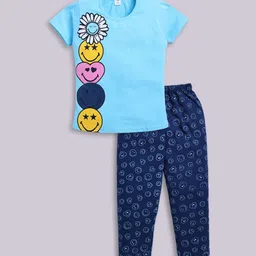 Todd N Teen Girls Printed Night suit-image-71
