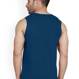 SLOWLORIS Pack Of 2 Printed Cotton Bio-Wash Innerwear Gym Vests image 3