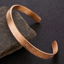 Jewelgenics Women Rose Gold-Plated Wraparound Bracelet-image-2