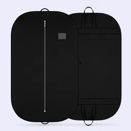 Kuber Industries Black & White 24 Pieces Textured Non-Woven Suit Organisers With Zip image 3