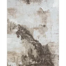 OBSESSIONS Beige Abstract Anti-Skid Carpet image 2