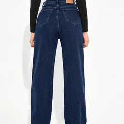 NU CLOTHS Women Jean Wide Leg High-Rise Stretchable Jeans image 5