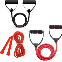 dr pacvu Set3|Single,Plastic Resistance Band Pencil Skipping Rope BodyStretching,Exercise Fitness Accessory Kit Kit-picture-15