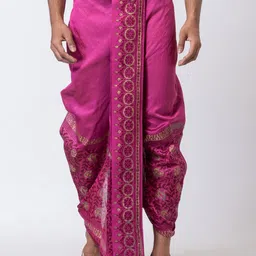 Nakshi Men Block Printed Dhotis-image-24