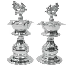 POSHIFY Silver Pack of 2 German Silver Diya-image-64