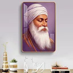 THE NEXT DECOR Purple Glass Religious Wall Paintings-picture-30