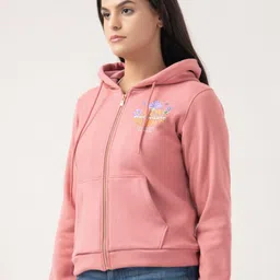 Albion By CnM Women Printed Hooded Sweatshirt image 3