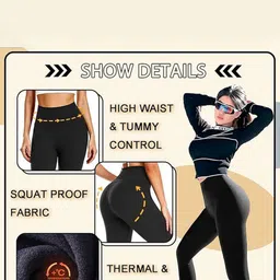 BRACHY Plus Size Women Woollen Thermal Bottoms image 5