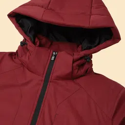 Allen Solly Men Hooded Solid Bomber Jacket image 4