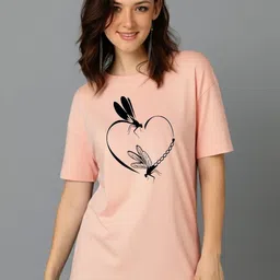 Adixus Women Printed Drop-Shoulder Sleeves T-shirt-picture-13