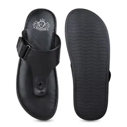 ATESBER by Inc.5 Men Leather Comfort Round Toe Sandals image 5