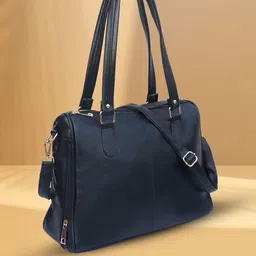 Mast & Harbour Oversized Structured Tote Bag with Quilted image 5