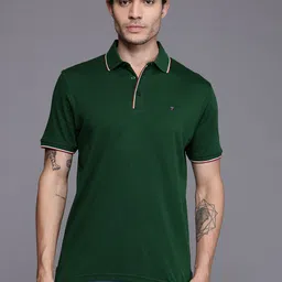Louis Philippe Sport Pure Cotton Contrast Tipping Polo Collar T-shirt-picture-37