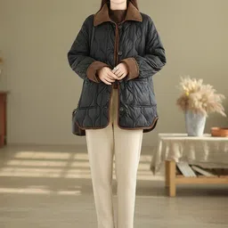 Mast & Harbour Women Longline Quilted Jacket-picture-17