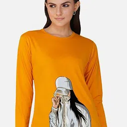 Metronaut Women 2 Printed Bio Finish Applique T-shirt image 3