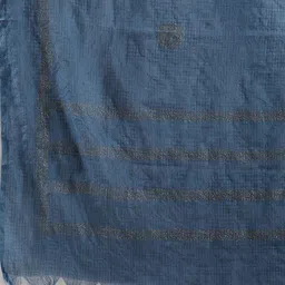 GoSriKi Ethnic Motifs Woven Design V-Neck Anarkali Kurta With Trousers & Dupatta image 2