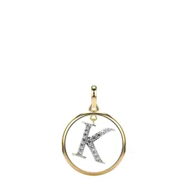 VALANOVA Women Hallmarked 14K Lab Grown Yellow Gold Pendant Diamond-image-70