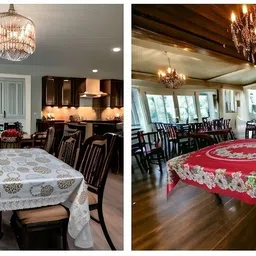 kashhtu Polyester 6 Seater Floral Table Cover-picture-46