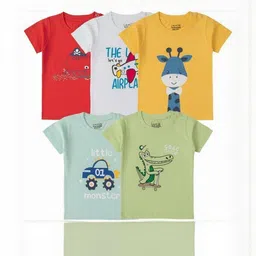 Luke & Lilly Boys Pure Cotton Tshirts-picture-17