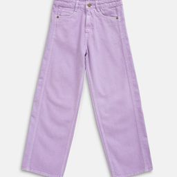 LilPicks Girls Solid Mid-Rise Low Distress Jeans-picture-6
