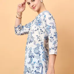 NEESH Floral Print Crepe Top image 4