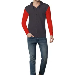 Blisstone Men Colourblocked Hooded Sweatshirt image 4