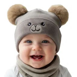 YOUTH ROBE Unisex Kids Embroidered Woollen Fashion-image-28