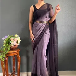DIVASTRI Leheriya Pure Crepe Ready to Wear Jamdani Saree-picture-25
