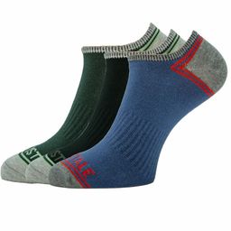 Aeropostale Men Pack Of 3 ColourBlocked Flat Knit Shoe liners Socks-picture-36