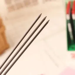 hardsosh's couture Plasteic Non Wooden Shape Eco Sharpener top inlaid Mechanical Pencil Pencil image 3