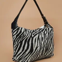 Ginger by Lifestyle Women Animal Structured Fringed Shoulder Bag image 4