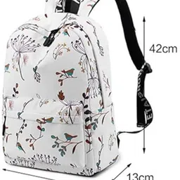 rimsha Bird print Waterproof Backpack image 3