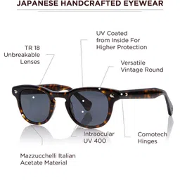 Shisen Fox Unisex Fashion with UV Protected Lens Sunglasses image 3