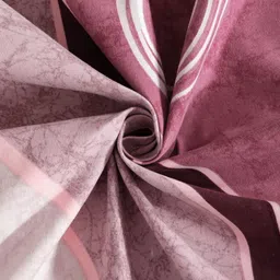 KLOTTHE Geometric Printed 300TC King Bedsheet With Pillow Cover image 5