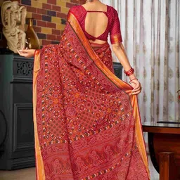 LeeliPeeri Designer Bandhani Zari Bandhani Saree image 2