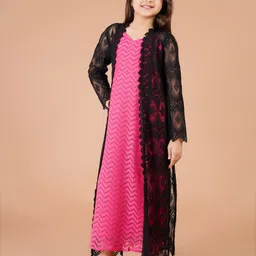 Eavan Embroidered Net Maxi Dress image 4