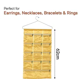 Kuber Industries Gold-Toned Set of 2 Regular Jewellery Organiser Organisers image 2