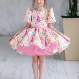 BAESD Floral Print Fit & Flare Dress-picture-17