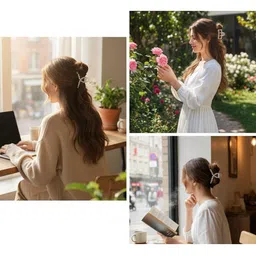 Jholawala Women Set of 2 Claw Clip image 5