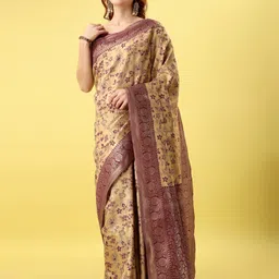 F FASHION Woven Design Zari Banarasi Saree-picture-30