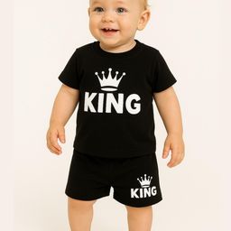 Nicehug Kids-Unisex Red Cotton Blend Clothing Set-picture-15