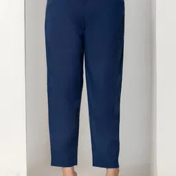 Eco Clothing Pure Cotton Mid-Rise Trousers-picture-18