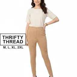 Thrifty Thread Women Mid-Rise Ankle-Length Leggings-picture-38