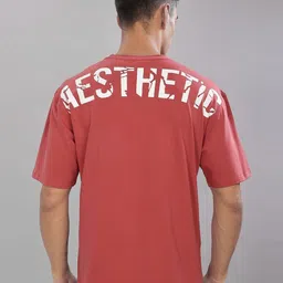 AESTHETIC NATION Men Typography Printed Round Neck Cotton T-shirt-picture-31