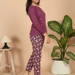 Sweet Dreams Girls Printed Night suit image 4