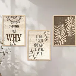 walllane Motivational Wall Art With Frame Home Decor Wall Painting For Living Room Office Bedroom-picture-36